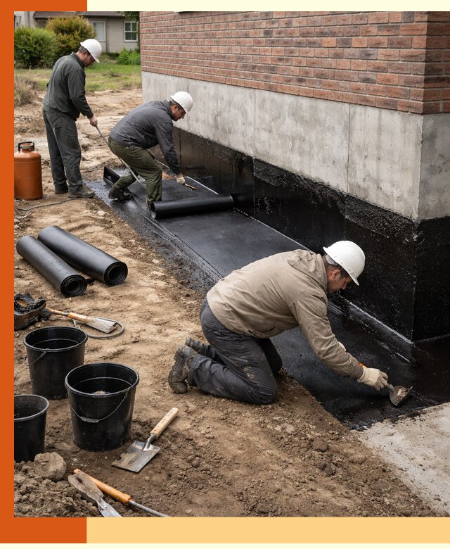 Гидроизоляция фундамента в Элисте: надежная защита строений