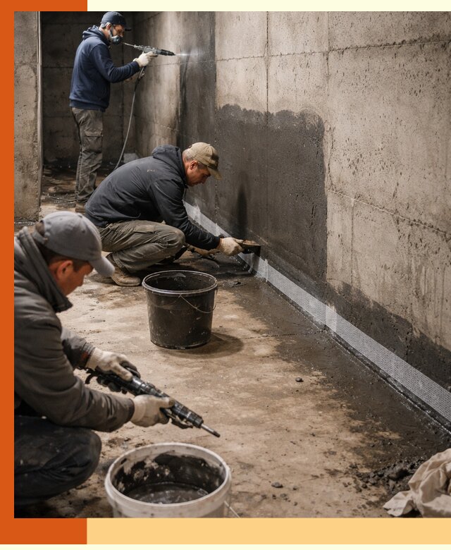 Гидроизоляция подвала в Элисте — комплексная защита от влаги