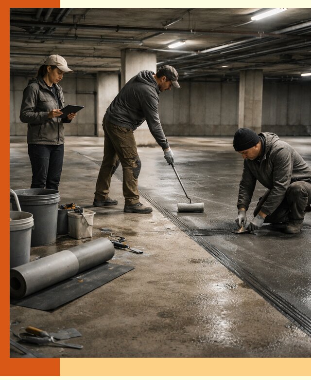 Гидроизоляция паркинга в Элисте: качественная защита зданий