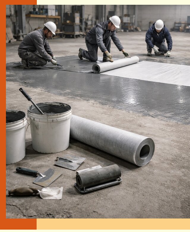 Гидроизоляция промышленного пола в Элисте — защита и долговечность