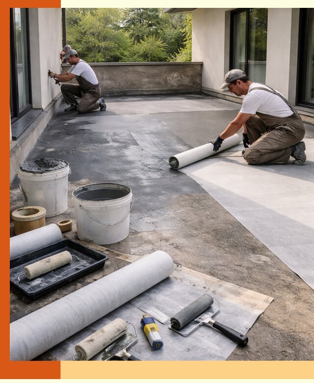 Гидроизоляция террасы в Элисте — надежная защита от влаги и протечек