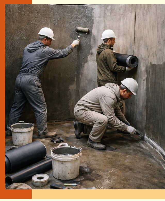 Гидроизоляция резервуара профессионально в Элисте