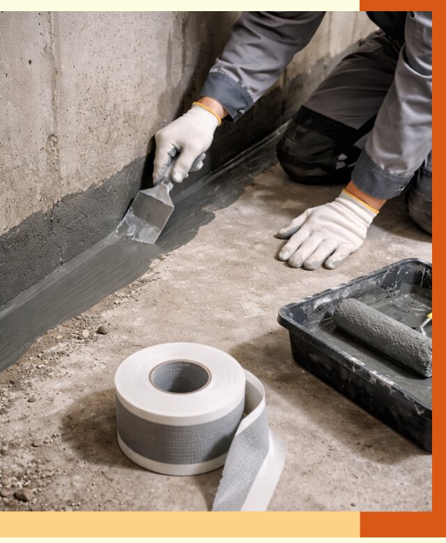 Гидроизоляция швов и герметизация стыков в Элисте от 1295 руб. | ТепломастерЭлс