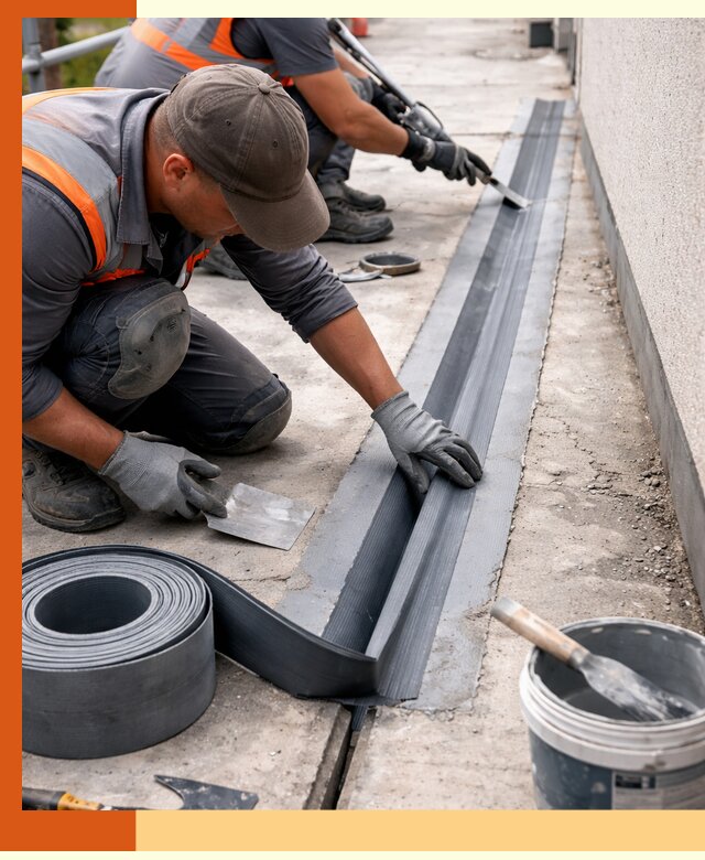 Гидроизоляция деформационного шва в Элисте профессионально и надежно