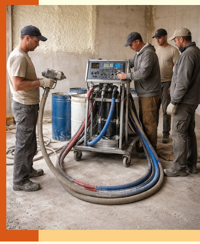 Аренда установки для напыления ППУ в Элисте на выгодных условиях